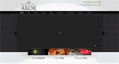 Desktop Screenshot of akorhotel.eu
